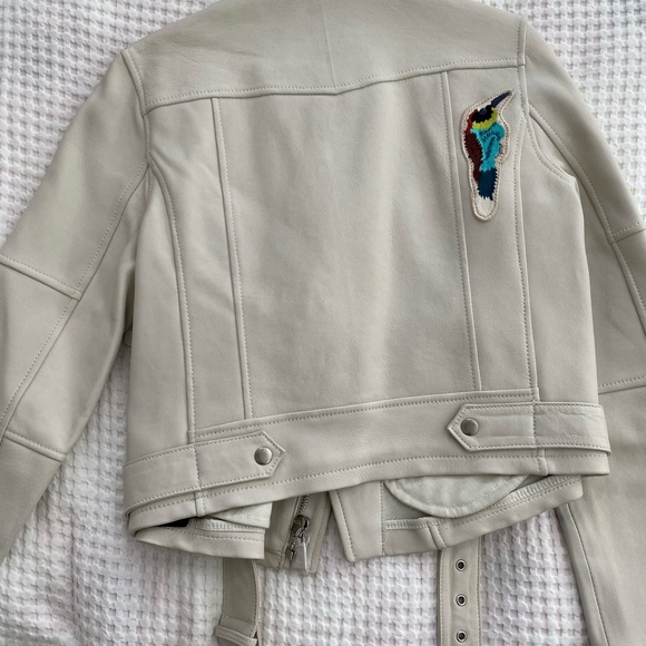 NWT Maje leather jacket, never worn - Picture 6 of 8